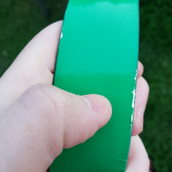 Double Grommit Kelly Green Punk Rock Style Vintage Buffalo Jeans Belt - Picture 6 of 8